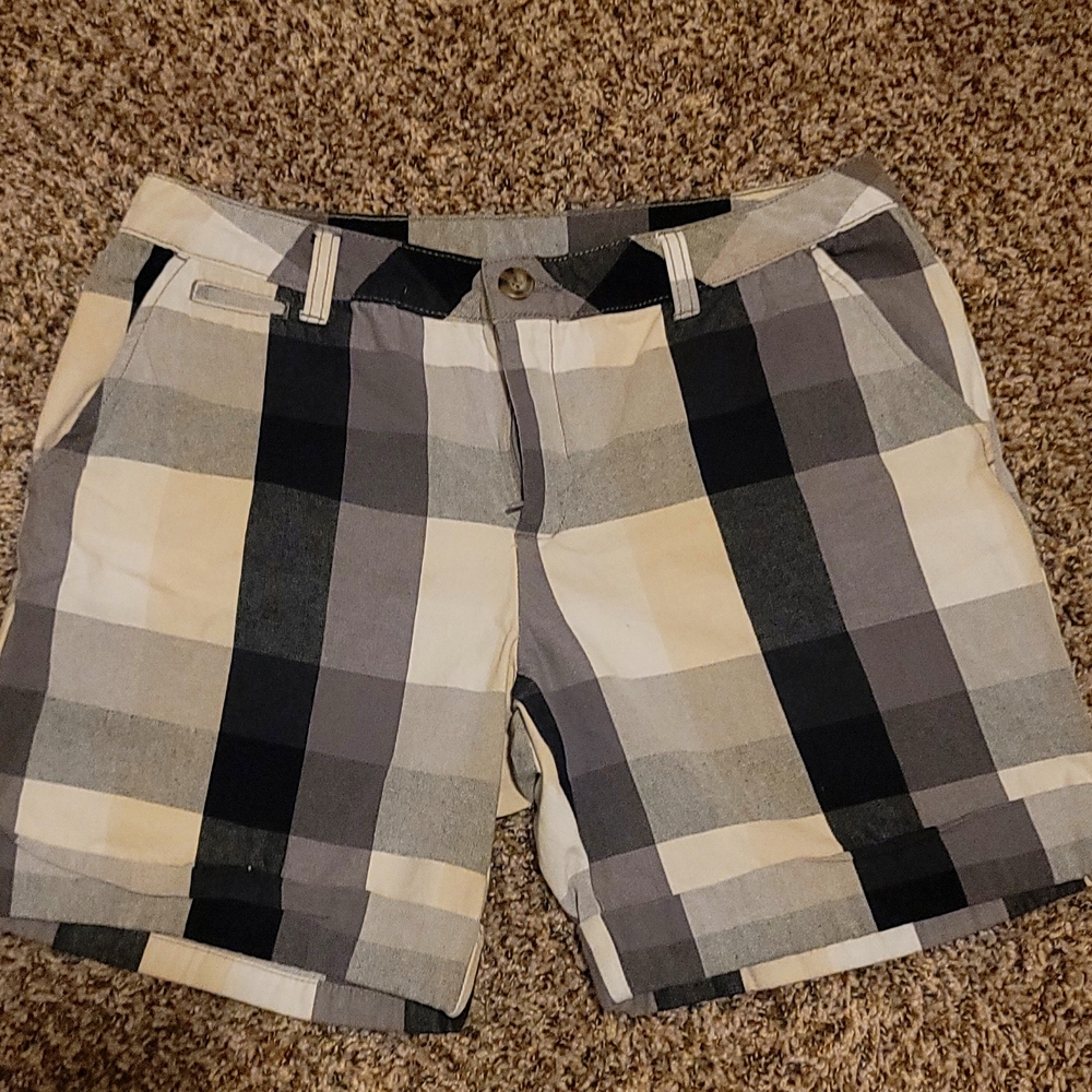 Women's plaid shorts